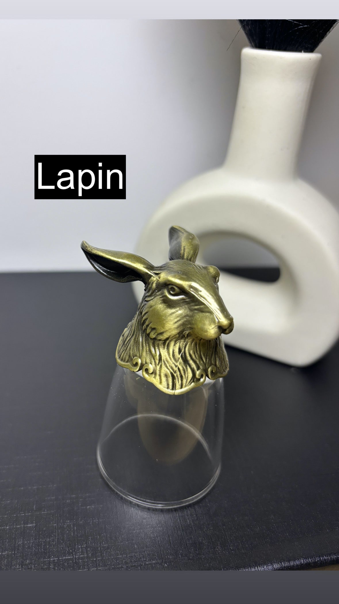 Coffret 12 verres à shot (25 ml) - Créatures du zodiaque chinois - Bronze antique (vente à l'unité)