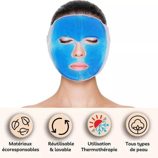 Masque gel thermothérapeutique - Relaxation thérapie par le chaud ou le froid