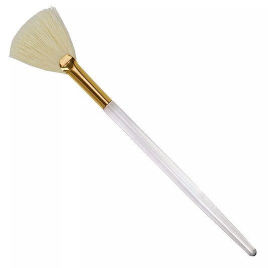 Pinceau pour masque en éventail, poils naturels