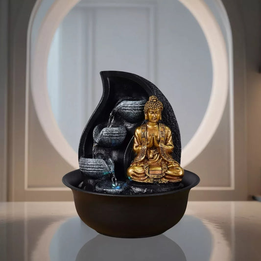 Fontaine Bouddha Praya (20x20x22 cm)