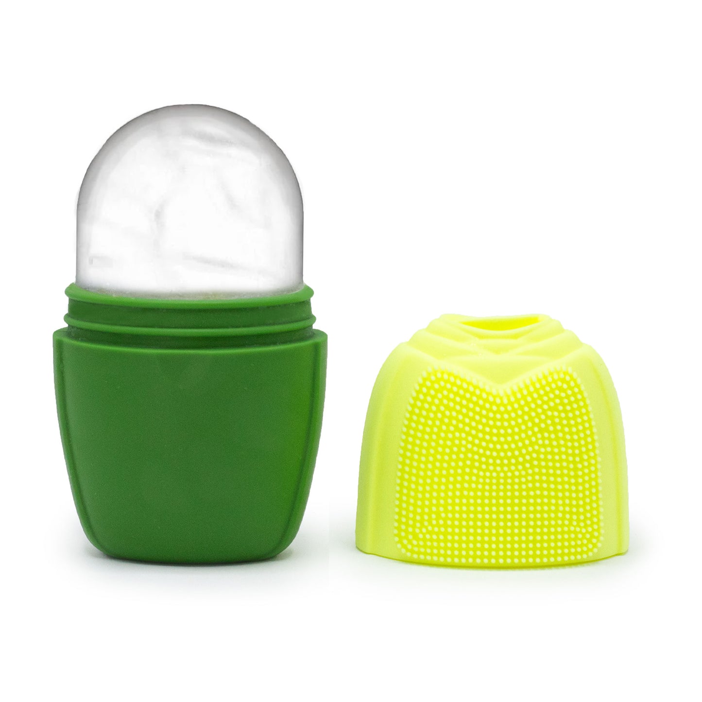 Rouleau de glace en silicone pour le visage