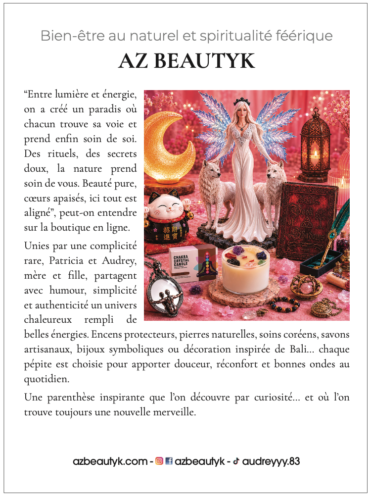 Article AZ beautyK dans Gala