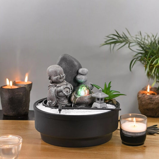 Jardin Zen & Fontaine d'intérieur – Sikhi (21 cm)