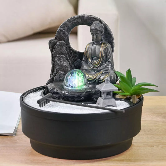 Jardin Zen & Fontaine d'intérieur – Sumana (21 cm)