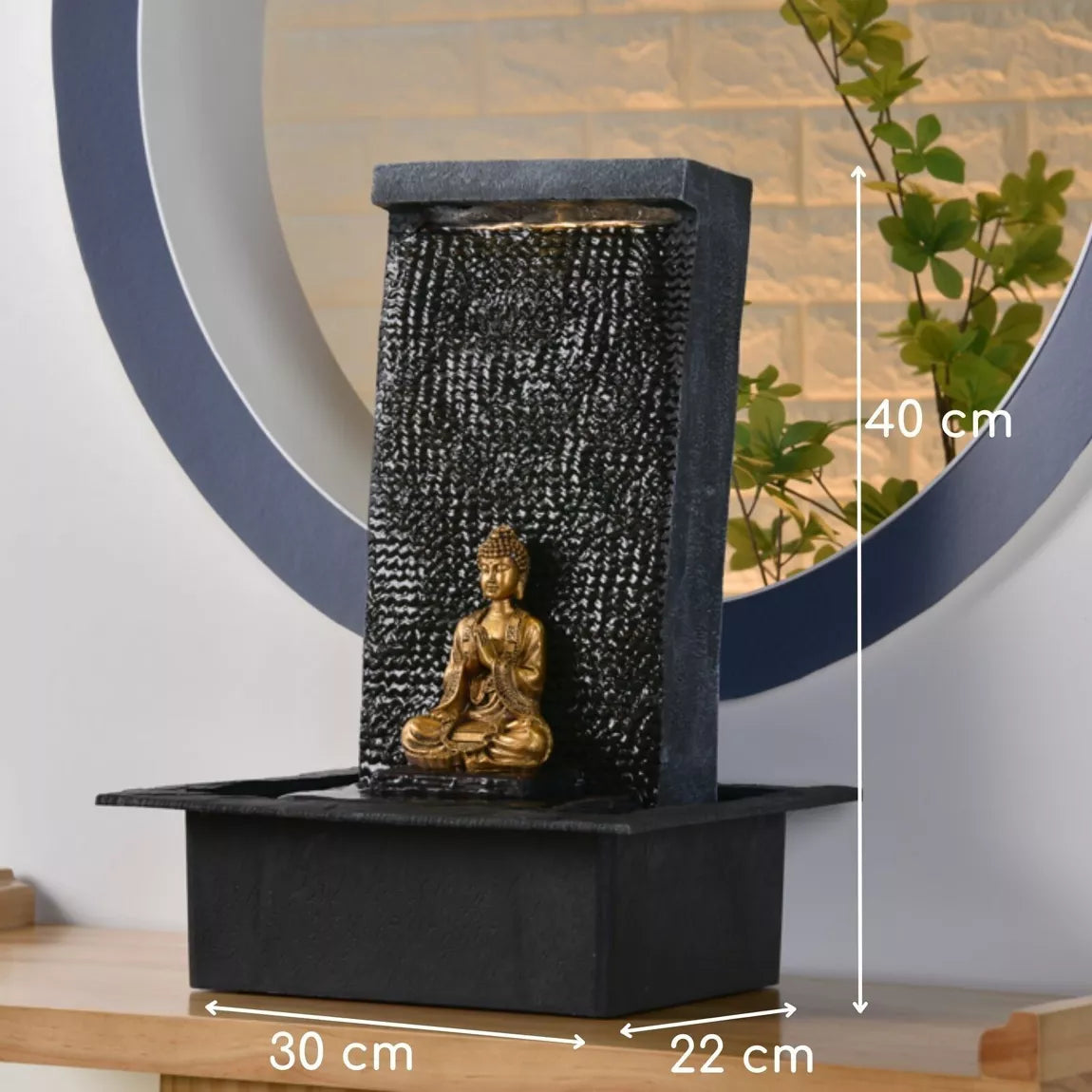 Fontaine Bouddha Zenitude (31x25x42 cm)