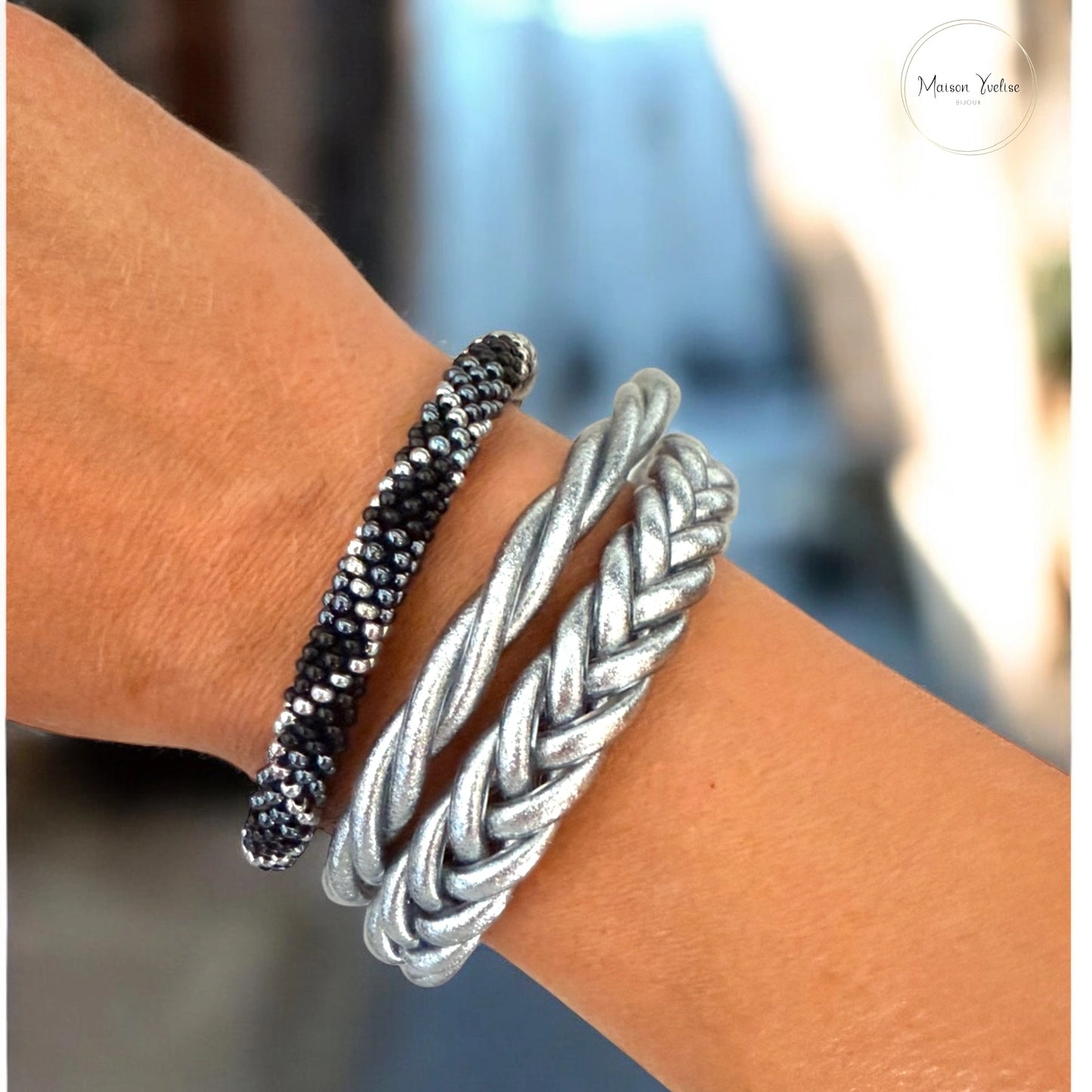 Bracelet népalais tissé à la main (plusieurs variantes)