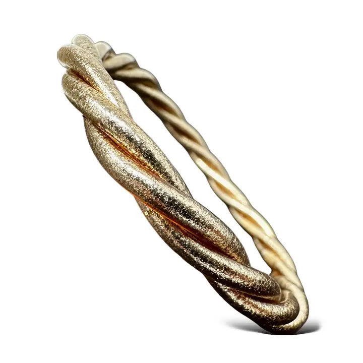 Bracelet Jonc Bouddhiste thaïlandais Torsadé (plusieurs variantes)