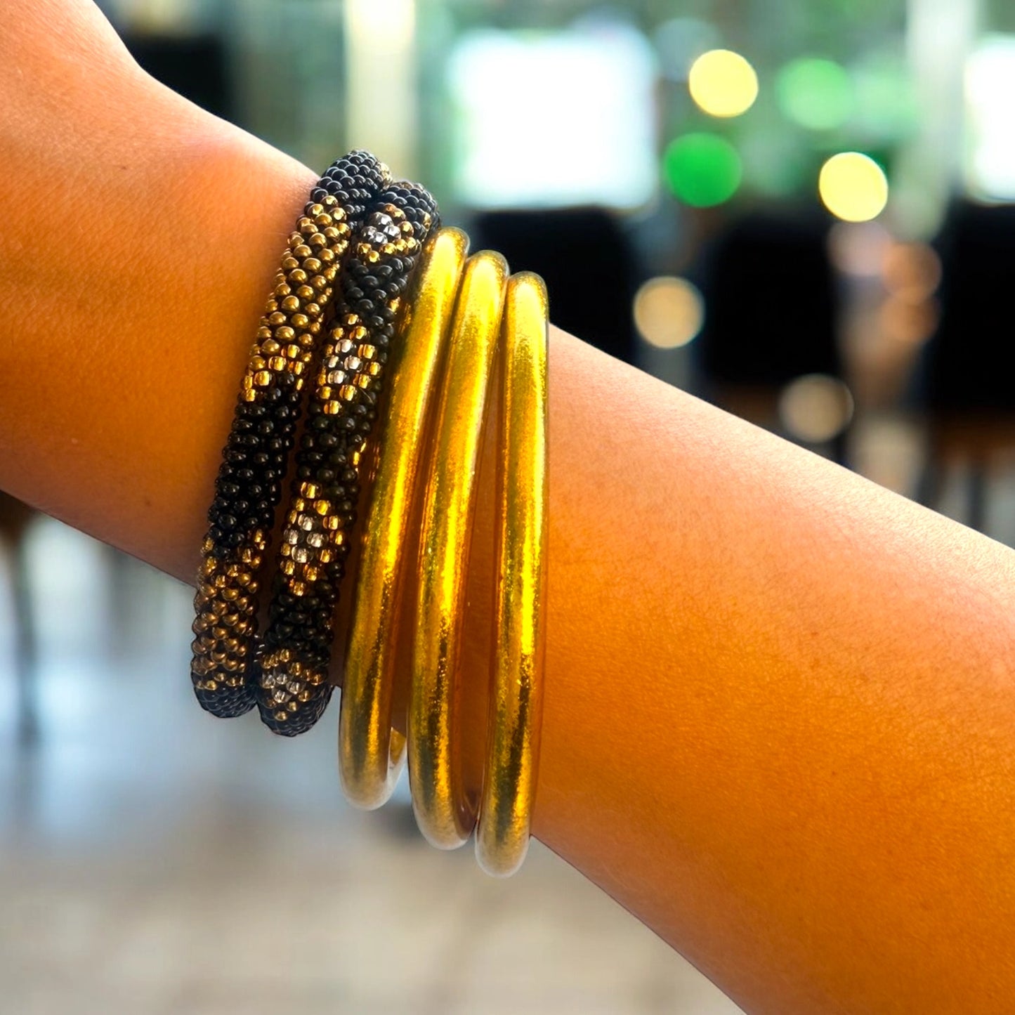 Bracelet népalais tissé à la main (plusieurs variantes)