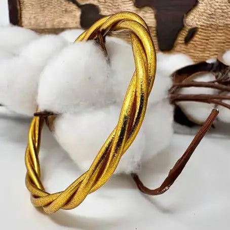 Bracelet Jonc Bouddhiste thaïlandais Torsadé (plusieurs variantes)