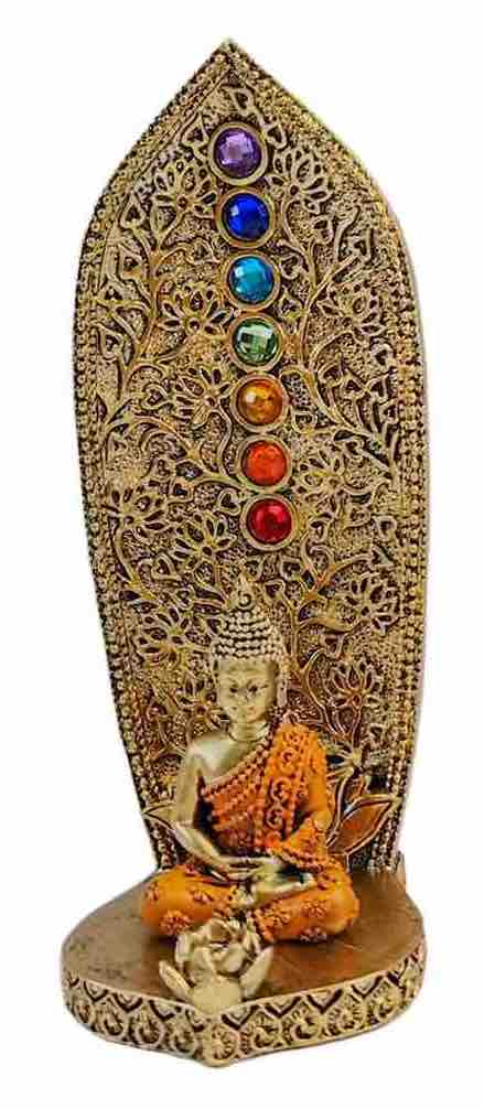 Porte-Encens Bouddha Méditation – Doré ou Argenté