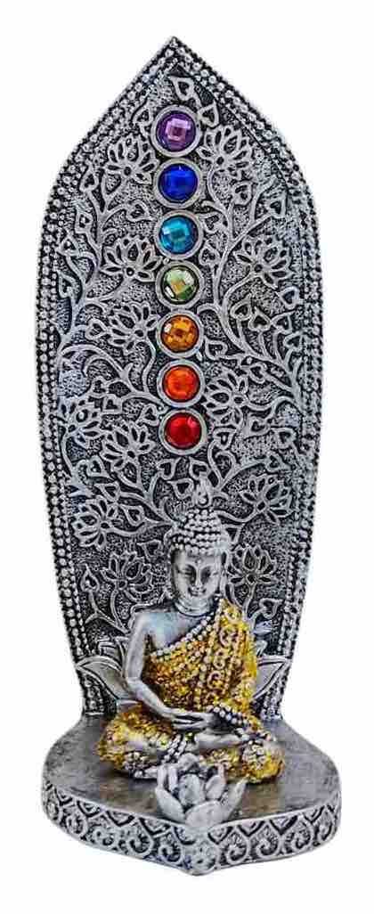 Porte-Encens Bouddha Méditation – Doré ou Argenté