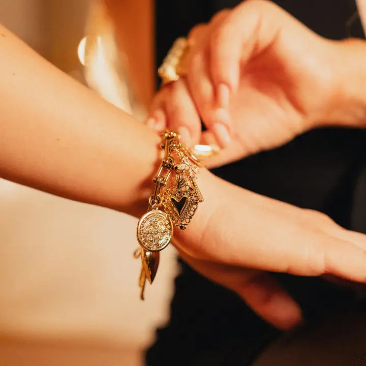 Bracelet Amulette de Cœur et Protection