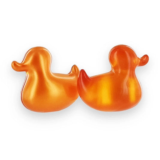 Perles de Bain nacrées animaux - Canard – Abricot