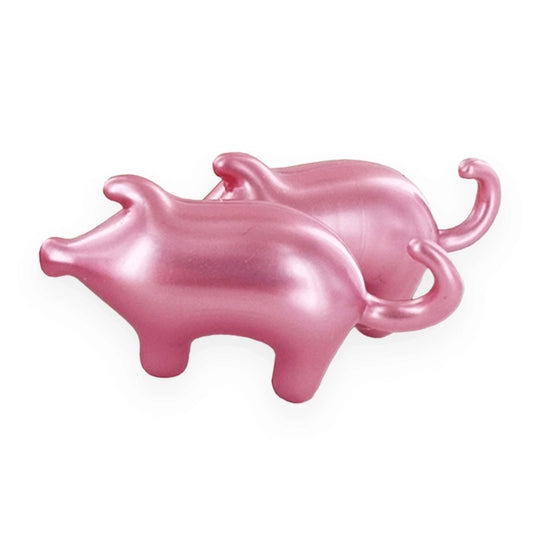 Perles de Bain nacrées animaux - Cochon – Rose