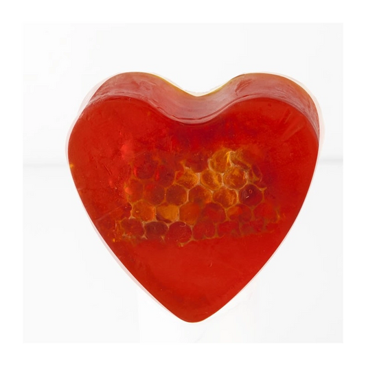 Savon glycérine cœur - Parfum "MIEL"