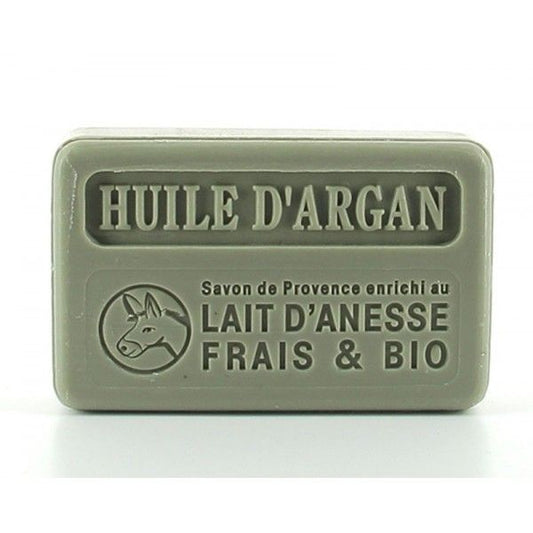 Savon au lait d'ânesse frais et bio et HUILE D'ARGAN - 100 g