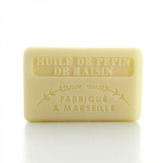 Savonnette marseillaise - Huile de pépins de raisin - Peaux sèches et fragiles - 125 g