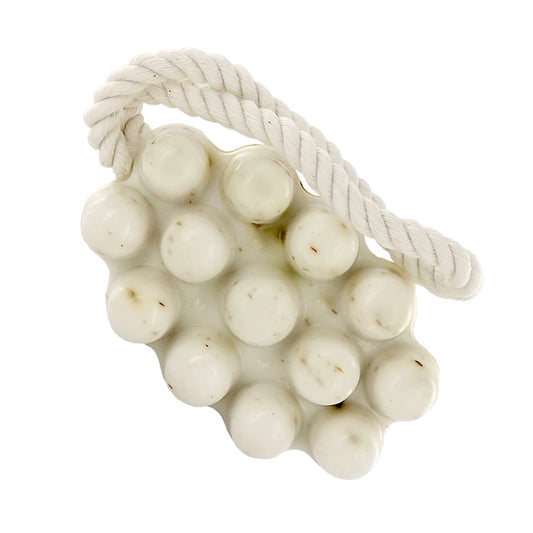 Savon de massage exfoliant - PÉTALES DE ROSE - 125 g