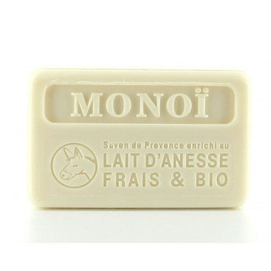 Savon au lait d'ânesse frais et bio MONOÏ - 100 g